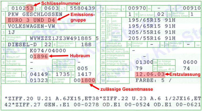 Kfz Steuer Rechner NEU 2020 Fahrzeugschein
